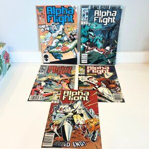 Alpha Flight #1 #2 Giant Annual Edition Plus 71 72 73 Marvel Comics 1986 87 89